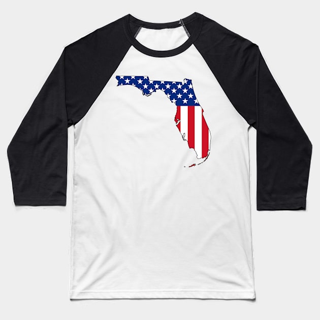 Florida, USA Baseball T-Shirt by somekindofguru